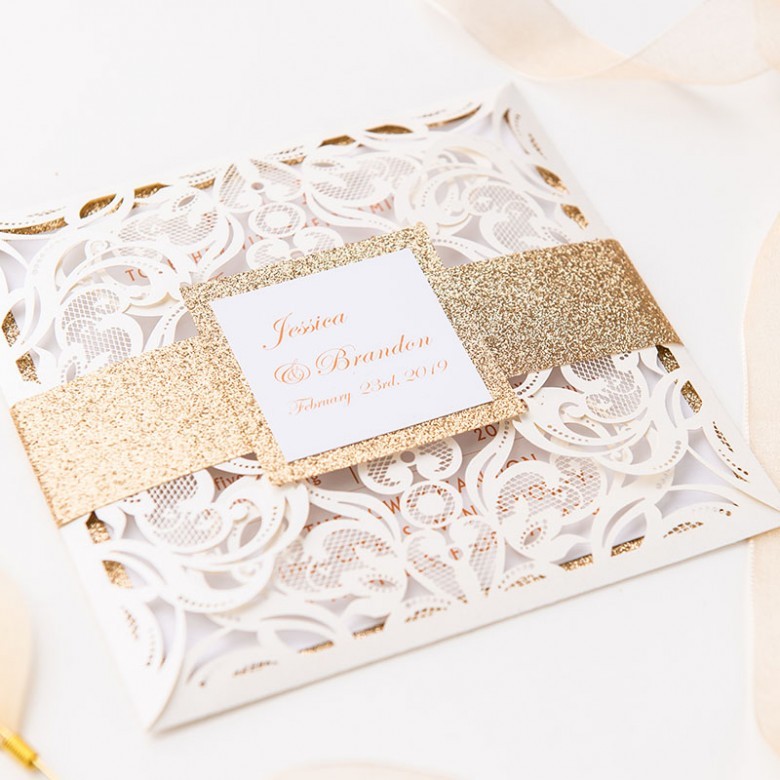 laser cut wedding invitations