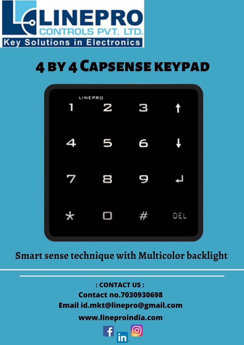 Best Manufacturing of Industrial Keypad