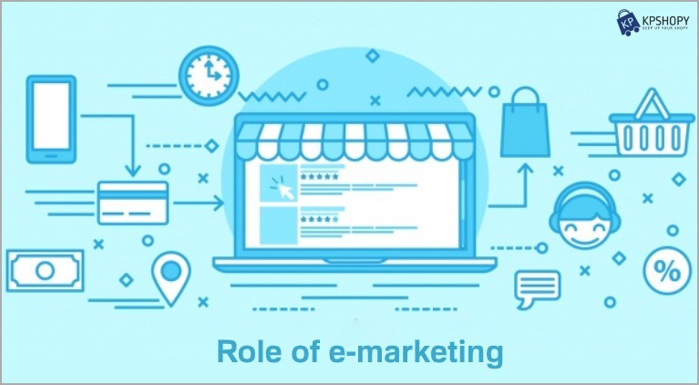 What is the role of e-marketing?