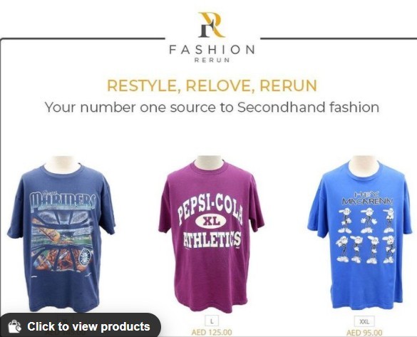 Printed Vintage T-shirts Online -Fashion rerun -Secondhandclothes Dubai