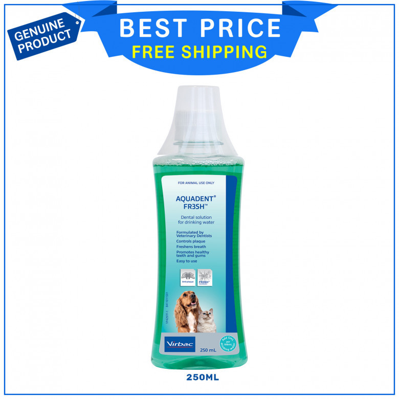 Aquadent Fresh 250 mL for Healthy Gums & Teeth in Cats & Dogs