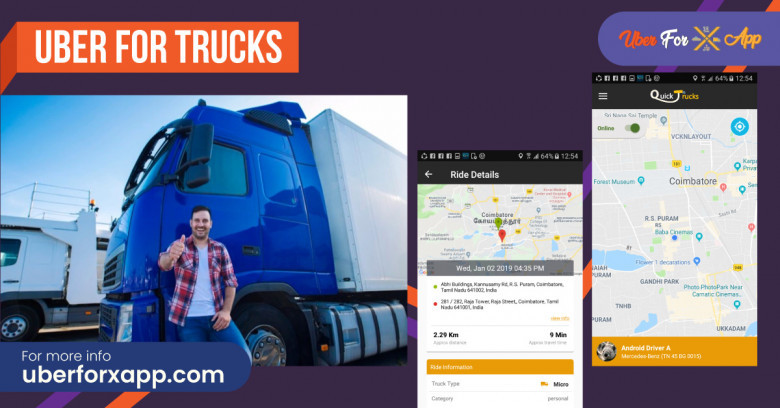 Uber for logistics app development