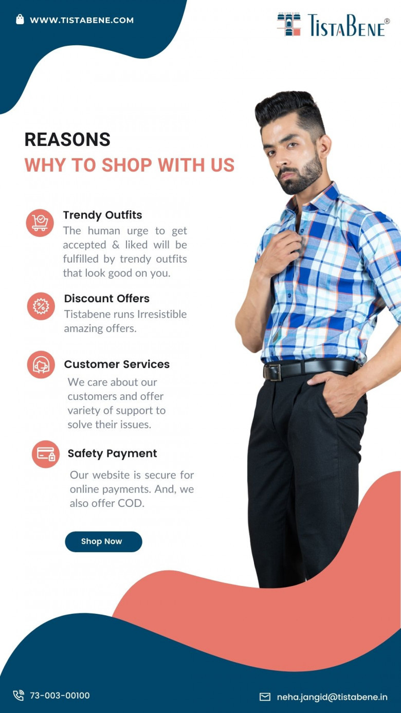 Why Tistabene Is A Perfect Destination For Trendy Men's Apparels & Accessories