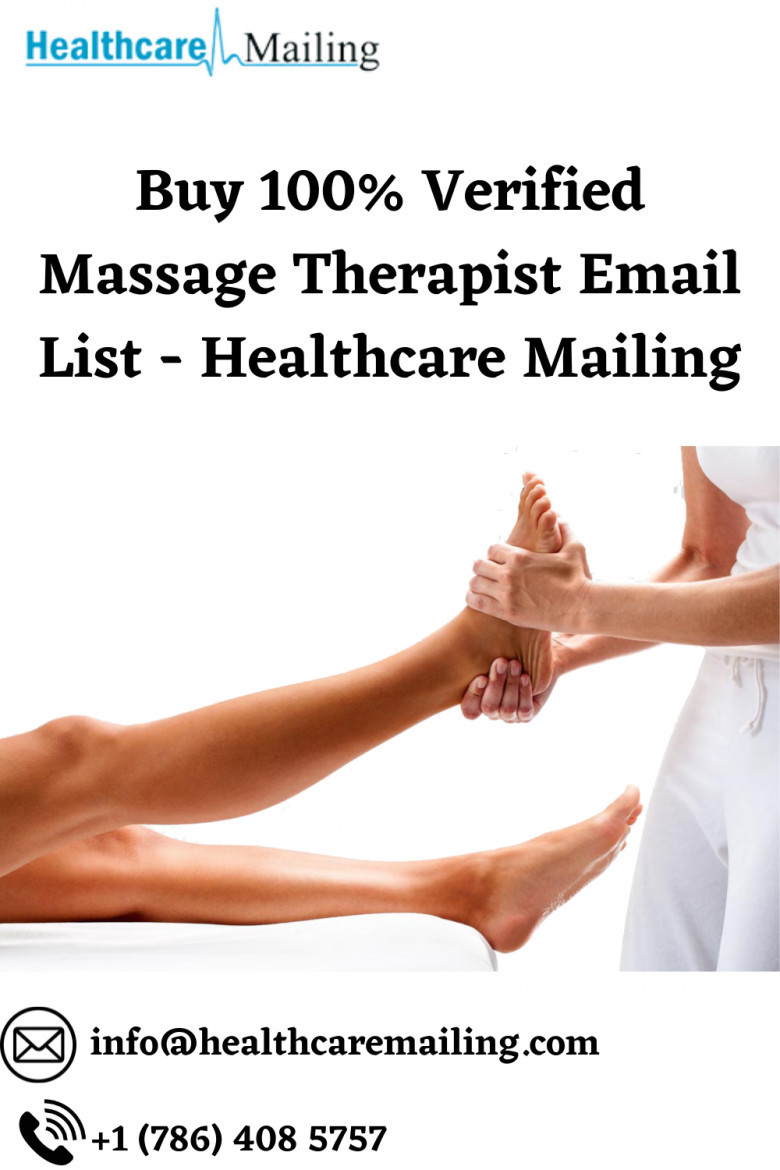 Massage Therapist Email List