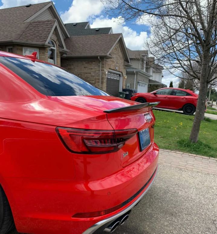 audi a4 spoiler