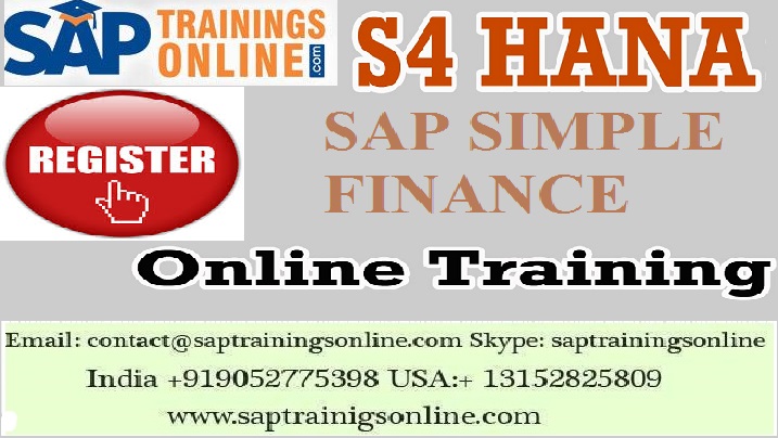 Live SAP S4 HANA Online Training With Real Time Projects by Experts