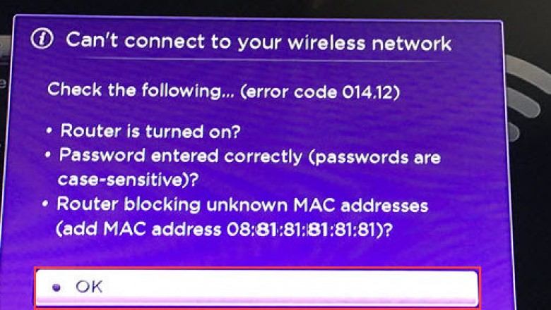 Resolve Roku Error Code 014 | 014.40 | 014.30