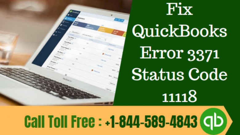 QuickBooks Error 3371, Fix QuickBooks Error 3371 Status Code 11118