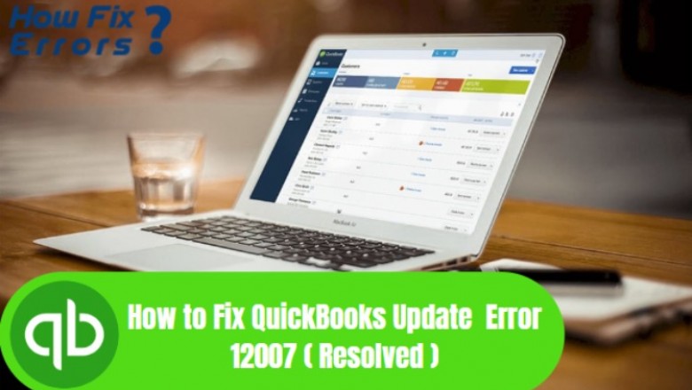 QuickBooks Update Error 12007 - How to Fix ( Solved ) - HowFixErrors