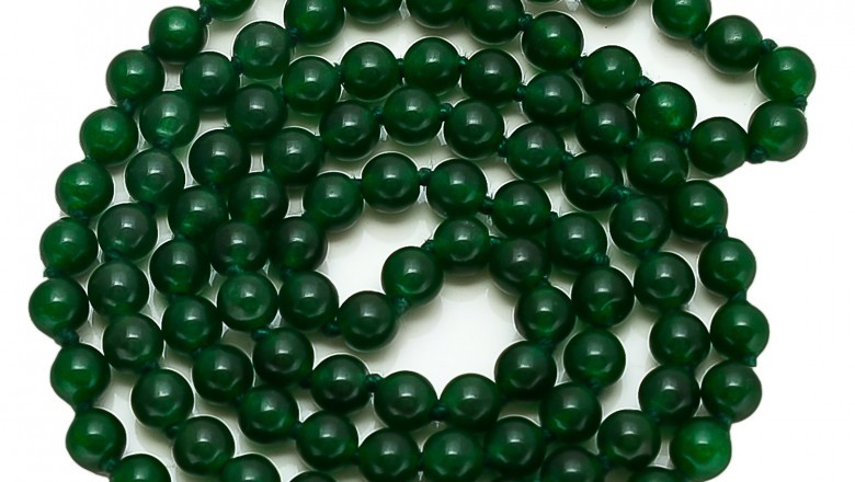 Buy Green Hakik Gemstone Hakik Mala Agate Necklace For Online