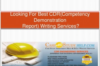 CDR Writing help, CDR writing