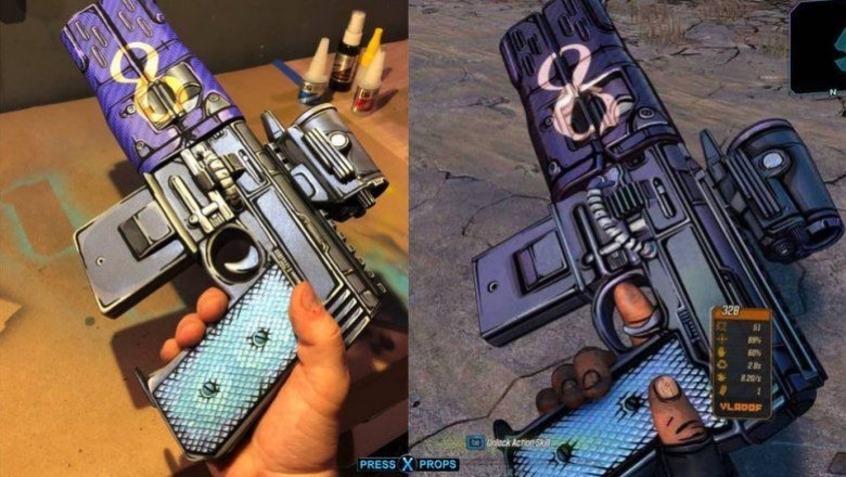 Der Borderlands 3-Fan stellt die Infinity-Pistole nach