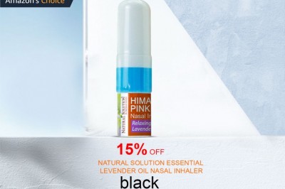 Black Friday Deal! Up to 15% Off  Natural Solution Essential Lavender Oil Nasal inhaler