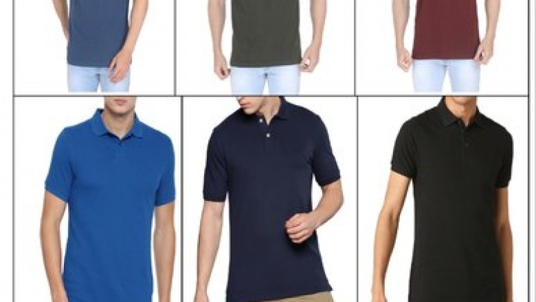 Collar Neck Tshirts - Promotional Polo Neck T-Shirts Wholesale Trader from Tiruppur