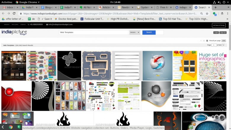 How to Buy Vector Graphics for Background Composition of Website?