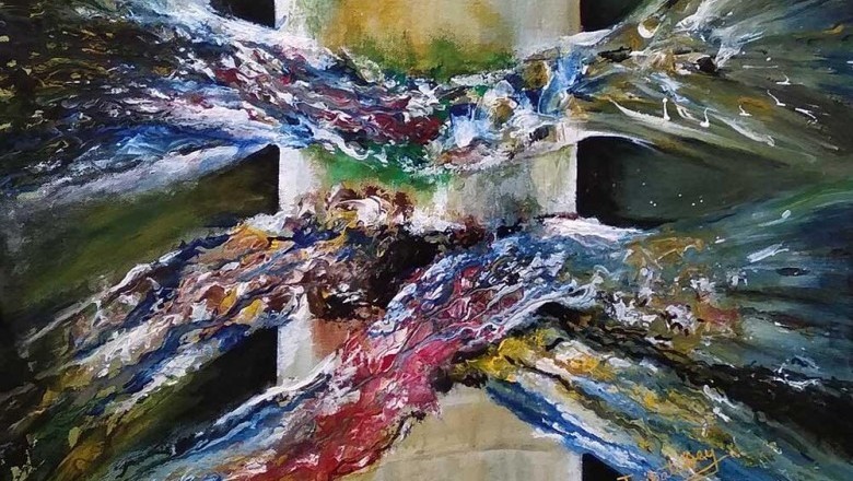 Buy Abstract Canvas Paintings Contemporary art Online