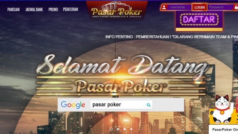 situs judi poker dengan tingkat kemenagan yang tinggi