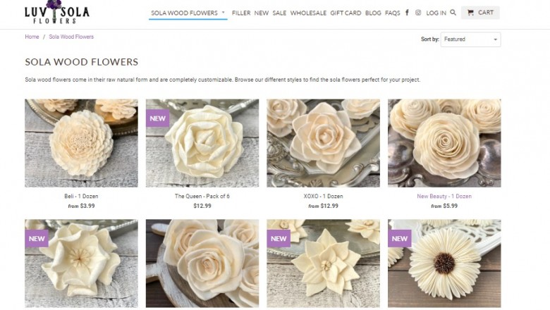 The differences between sola wood flowers and real flowers