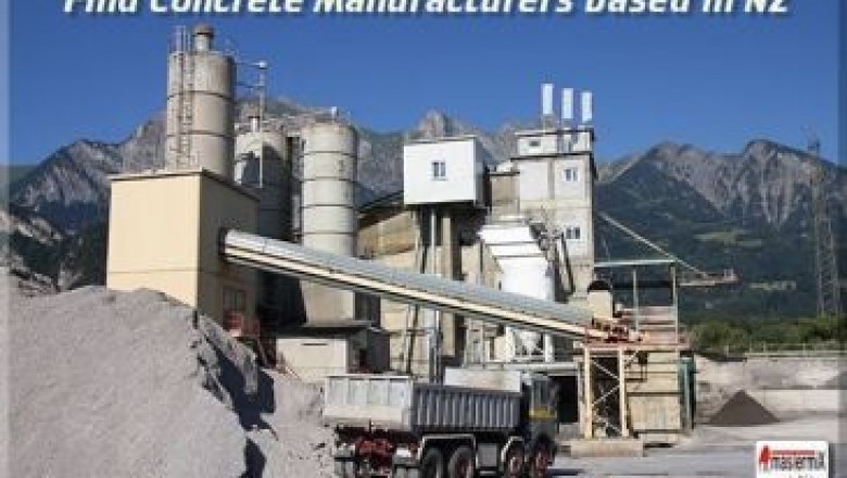 Find Concrete Manufacturers based in NZ