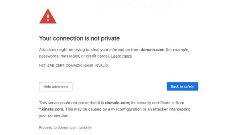 What does it need to be a connection to be private?
