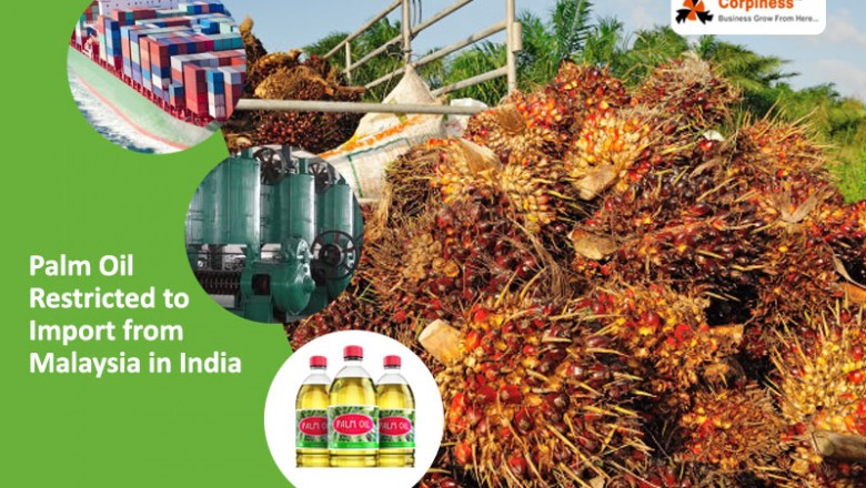 Palm oil restricted to import from Malaysia in India