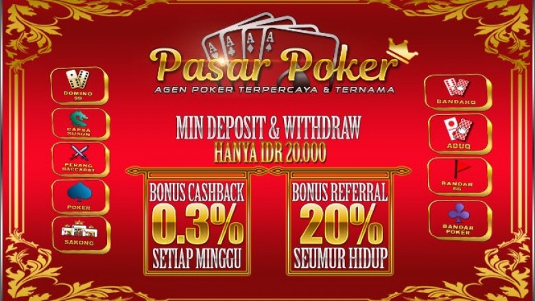 PASARPOKER | SITUS JUDI POKER | DOMINO QQ | BANDARQ TERPERCAYA | POKER ONLINE TERBAIK