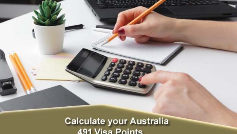 How many points do you obtain from Age for Visa 491?