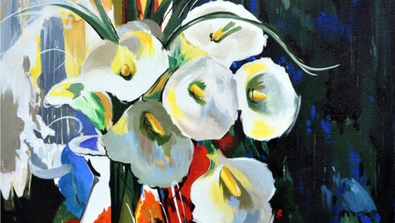 Flower Paintings | Floral Art Paintings for Sale
