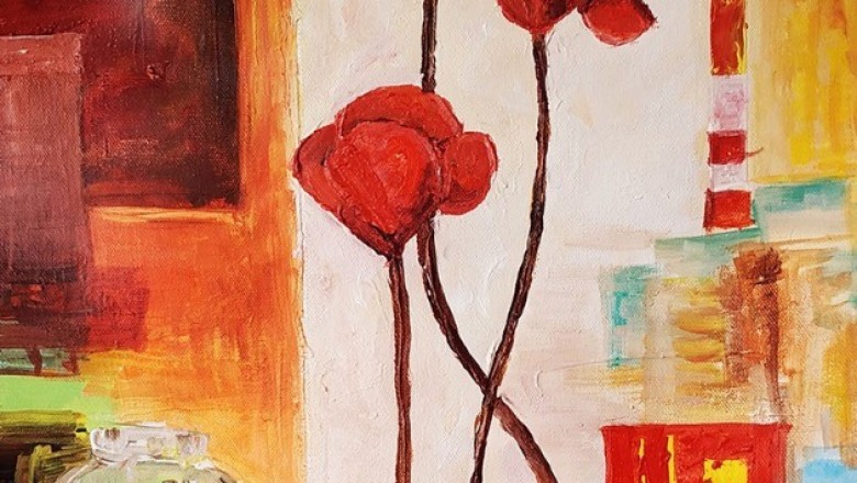 Floral Art - Flower Paintings - Floral Art Paintings for Sale