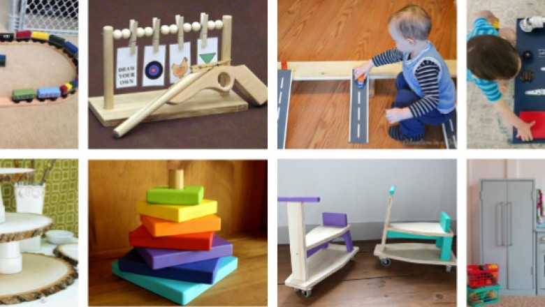 23 Best DIY Woodworking Gifts For Kids (Inexpensive Homemade Toys)