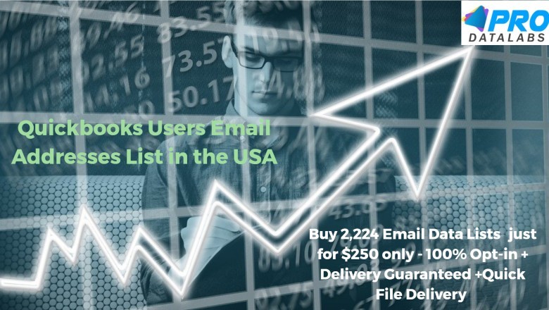 Quickbooks Users Email List | Buy Email Database Lists Now | High Quality & Custom Targeted