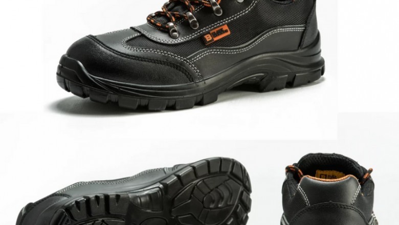 Composite Safety Boots for Mens - Black Hammer