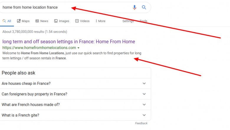 Advertise with Home From Home - long term  and off season lettings in France