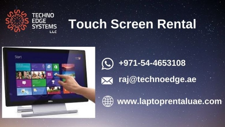 Enjoy the Rich Touch Screen Laptop Experience through Touch Screen Rental