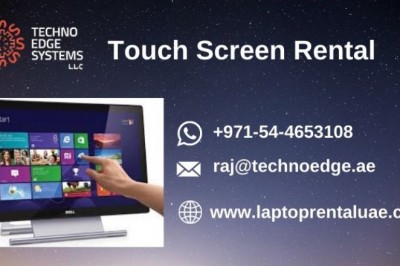 Enjoy the Rich Touch Screen Laptop Experience through Touch Screen Rental