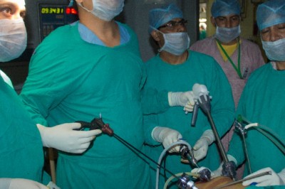 Basic laparoscopy course