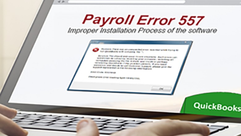 QuickBooks Payroll Error 557