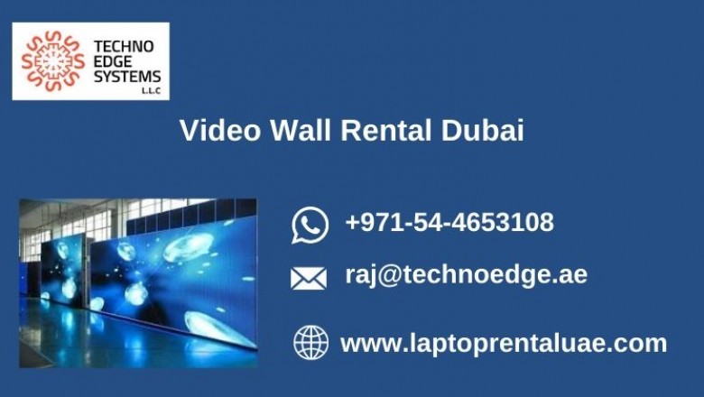 Avail Best Video Wall Rental Services for Different Events