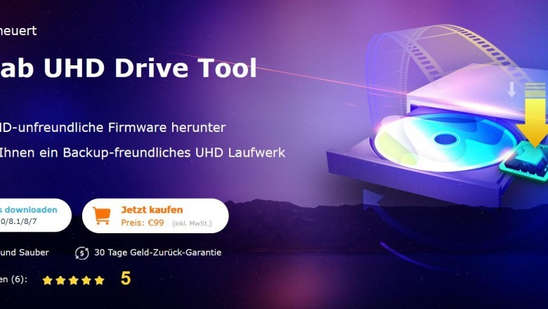 Das DVDFab UHD Drive Tool | Stufen Sie die unfreundliche Firmware eines UHD Laufwerks herunter, um es für die UHD Blu-ray Wiedergabe bereit zu machen.