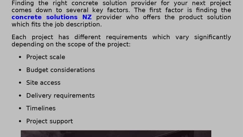 right concrete solutions