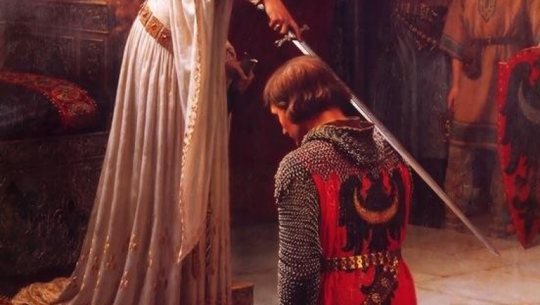 Edmund Blair Leighton The Accolade Paintings for sale