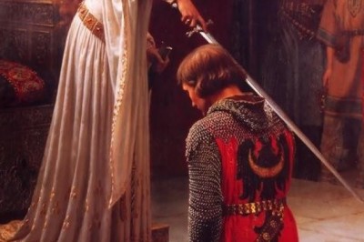 Edmund Blair Leighton The Accolade Paintings for sale