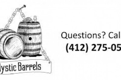 Empty Whiskey Barrels