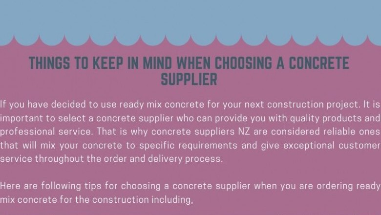 NZ concrete suppliers for commercial, residential