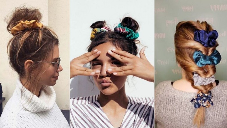 FIVE WAYS TO PULL FALL’S TRENDING HAIRSTYLES WITH TIMELESSLY CUTE SCRUNCHIES