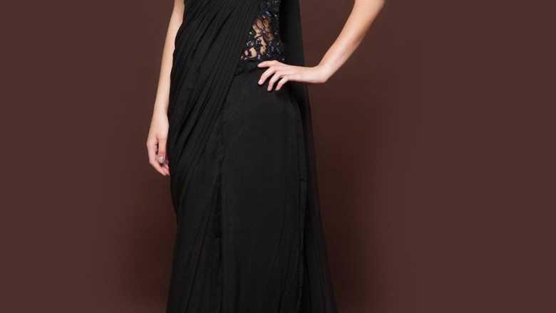 Stitched Saree Gown Designs Are A Combination Of Gowns And Sarees