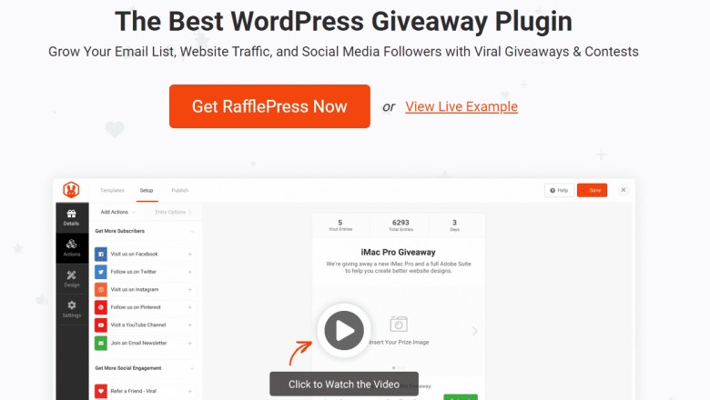 Wordpress giveaway plugins