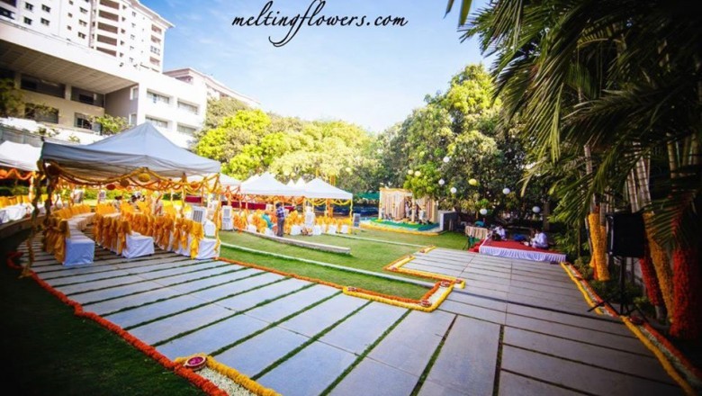 Weddings in Garden | Garden wedding decorations | Melting flowers