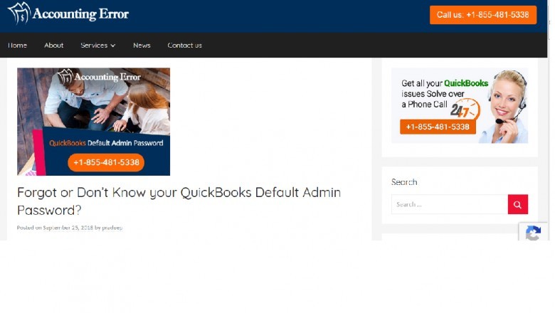 QuickBooks Password Recovery