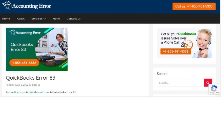 QuickBooks Error 83